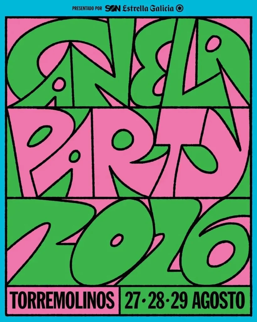 Imagen y logotipo de Canela Party