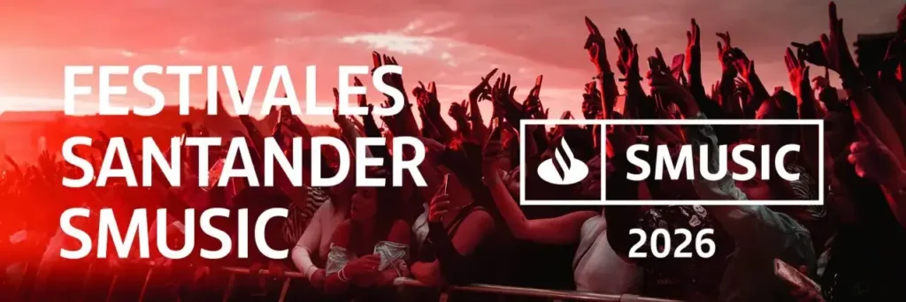 Imagen y logotipo de Santander Music
